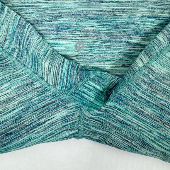 Lululemon Wunder Under Hi Rise Crop Teal Space Dye Camo‎ - Picture 9 of 9